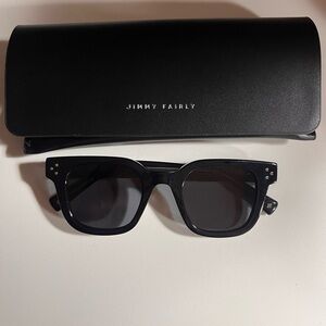 Jimmy Fairly Black Sunglasses